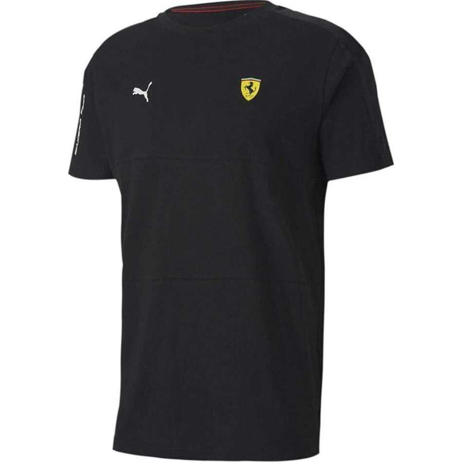 PUMA T Shirts Men's Black Crew Neck