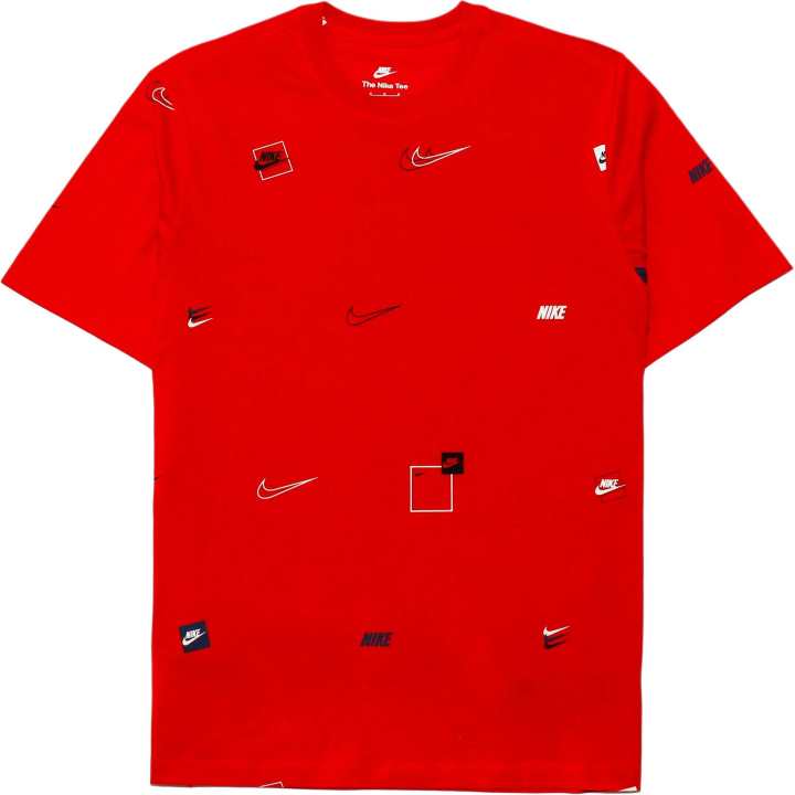 Nike Nike T Shirts Men's Red Crew Neck