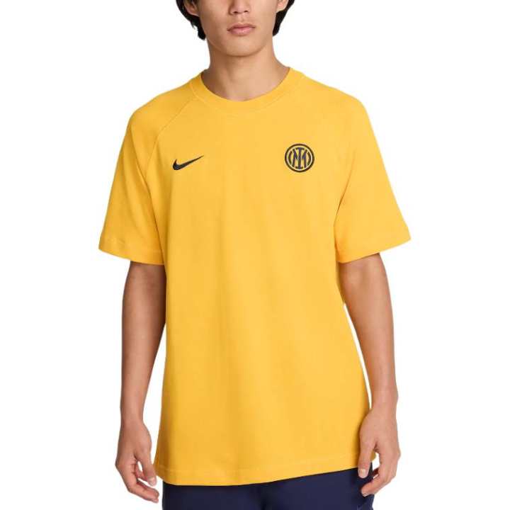 Nike Nike T Shirts Men's Yellow Crew Neck