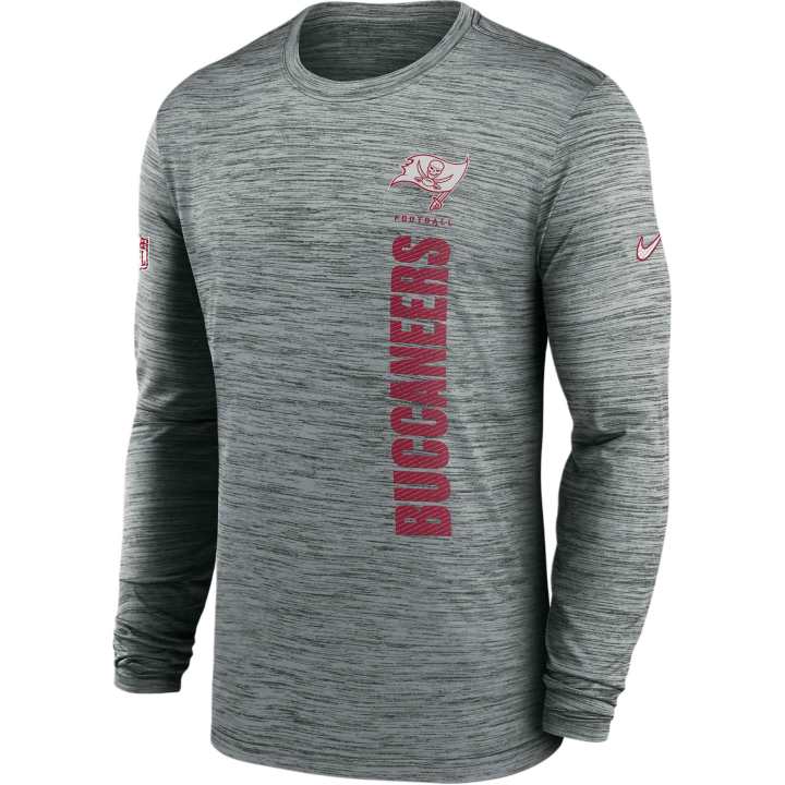 Nike Nike Tampa Bay Buccaneers Sideline Velocity Men's Nike Dri FIT Nfl Long Sleeve T Shirt