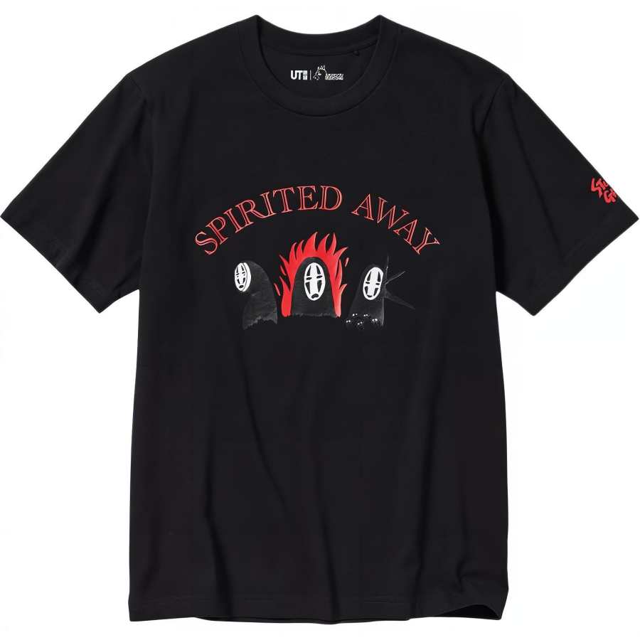 UNIQLO x STUDIO GHIBLI T Shirt Unisex Black