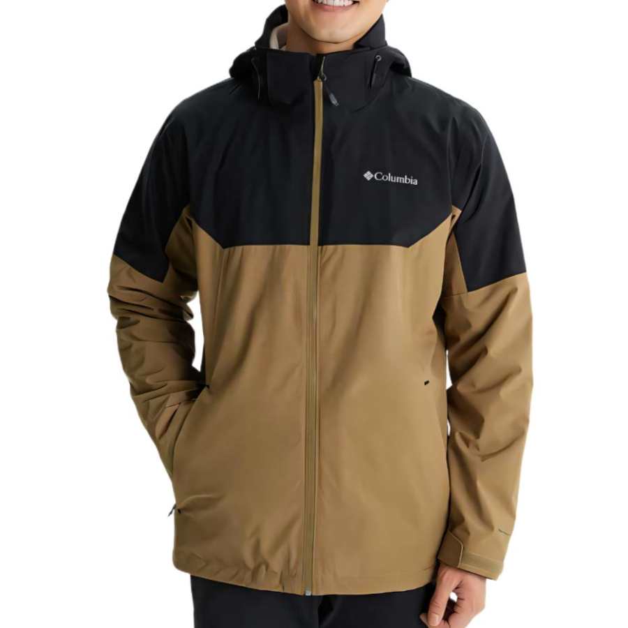 Columbia Hiking Outdoor Hiking Waterproof, Windproof, Breathable, Lightweight Windbreaker Jacket Unisex Mocha
