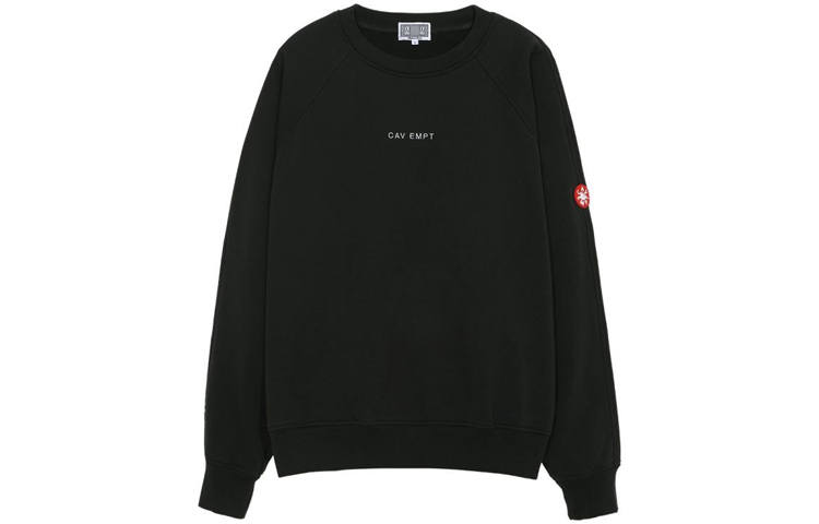 Cav Empt Cav Empt Sweatshirts Men's Black Crew Neck Moderate Regular
