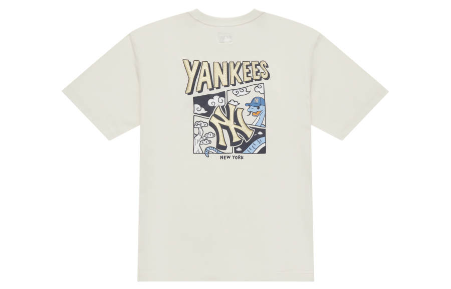 MLB New York Yankees Year Of The Snake Chinese New Year Collection SS25 T Shirt Unisex Standard Ivory
