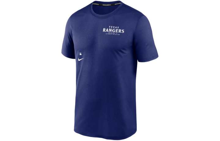 Nike Nike T Shirt Men's Royal Blue Texas Rangers