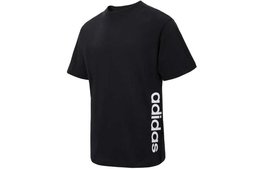 Adidas Adidas T Shirts Unisex Black Crew Neck Moderate Straight Fit