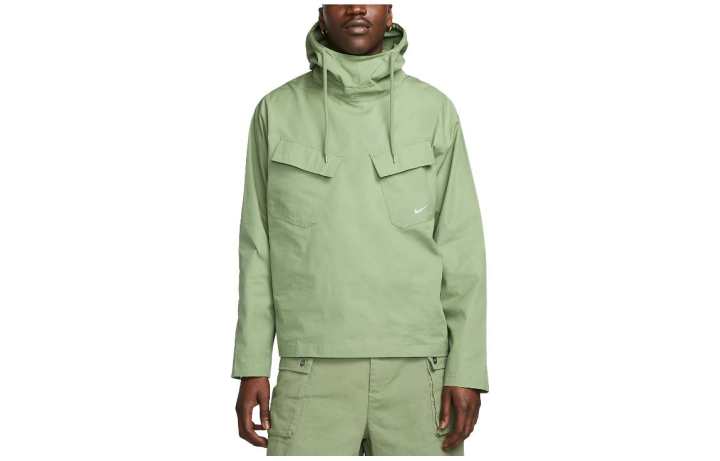 Nike Nike Sweatshirts Men's Yellow Green Hooded Moderate Regular