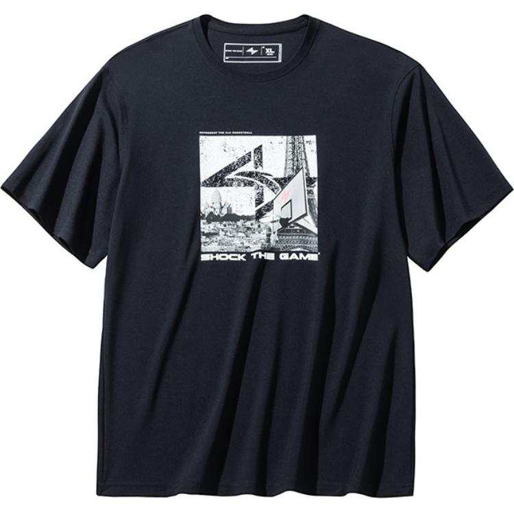Anta Basketball Collection T Shirt Men's Basic Black