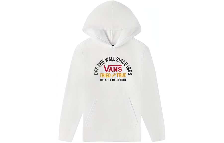 Vans Vans Sweatshirts Unisex White Hooded Moderate Regular