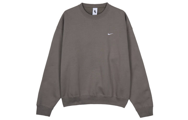 Nike Nike Sweatshirts Men's Brown Crew Neck Thickened Regular