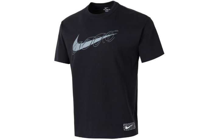 Nike Nike Max90 T Shirts Men's Black Crew Neck Moderate Straight Fit