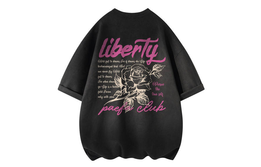 PAEFA T Shirts Unisex Crew Neck Moderate Heavyweight