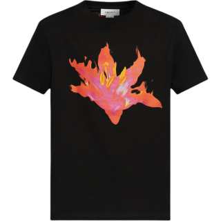 Alexander McQueen Flortal Printed Crewneck T Shirt