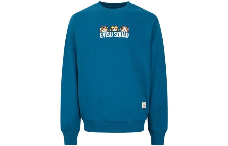 EVISU EVISU Sweatshirts Men's Crew Neck Moderate Regular