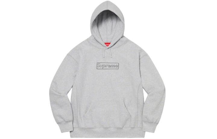 Supreme Supreme X Kaws Chalk Logo Hooded Sweatshirt