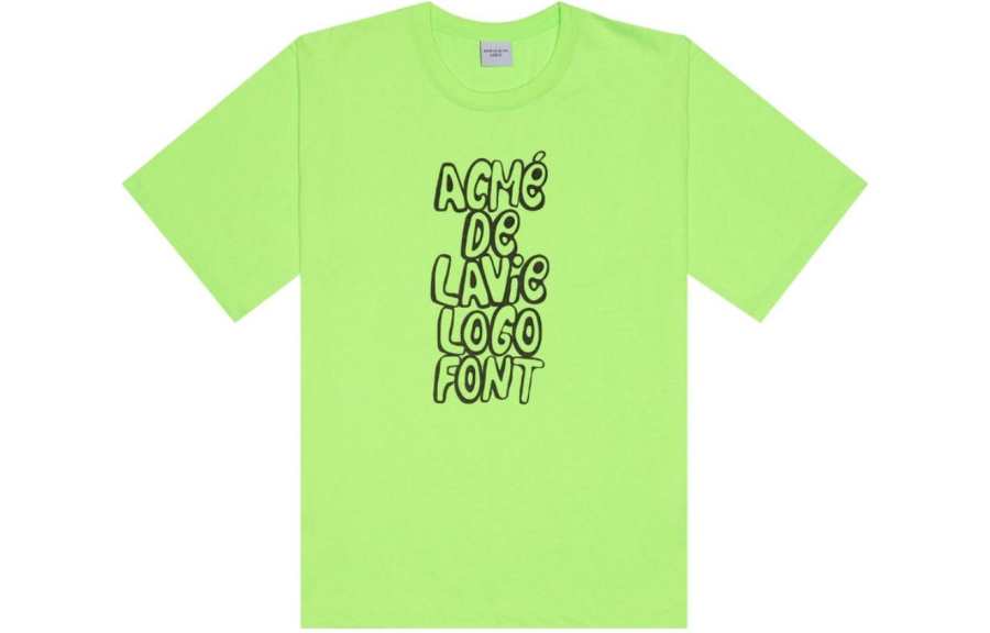 Acme De La Vie Acme De La Vie/ADLV T Shirt Unisex Neon Green