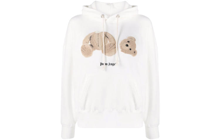 PALM ANGELS Sweatshirts Unisex White Hooded Moderate Other