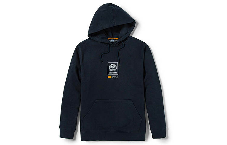 Timberland Sweatshirts Men's Blue Hooded Moderate Regular