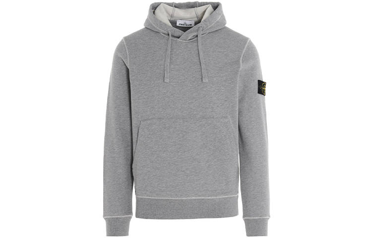 STONE ISLAND Sweatshirts Men's Gray Hooded Moderate Heavyweight