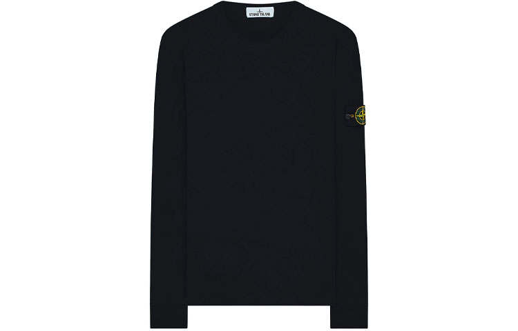 STONE ISLAND Sweatshirts Men's Marine Blue Crew Neck Moderate Regular