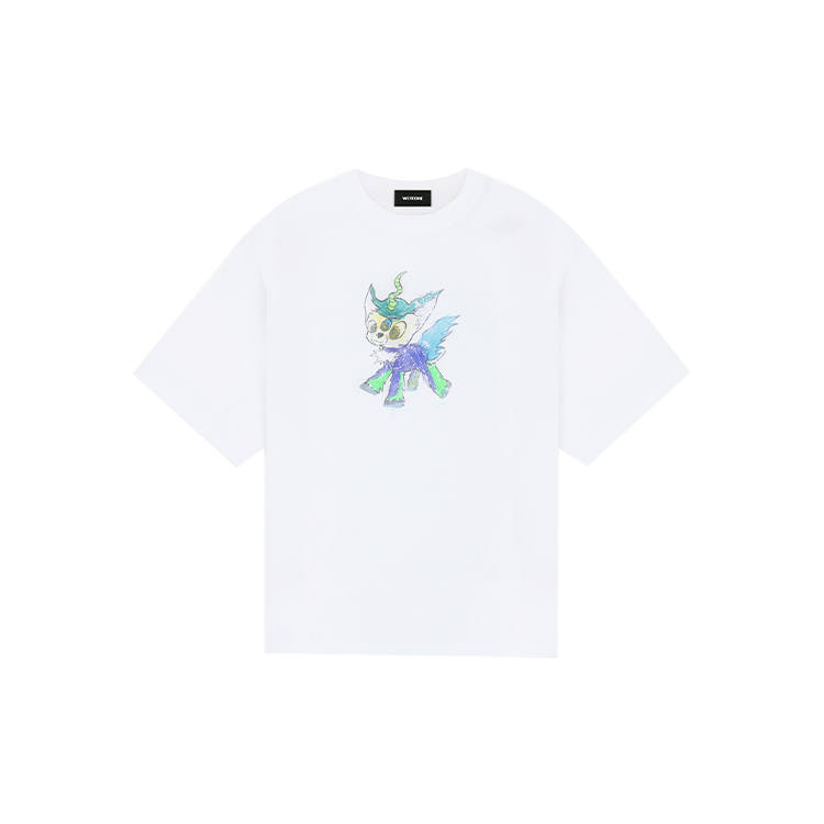 WE11DONE WE11DONE Jeff Monster Drawing T shirt