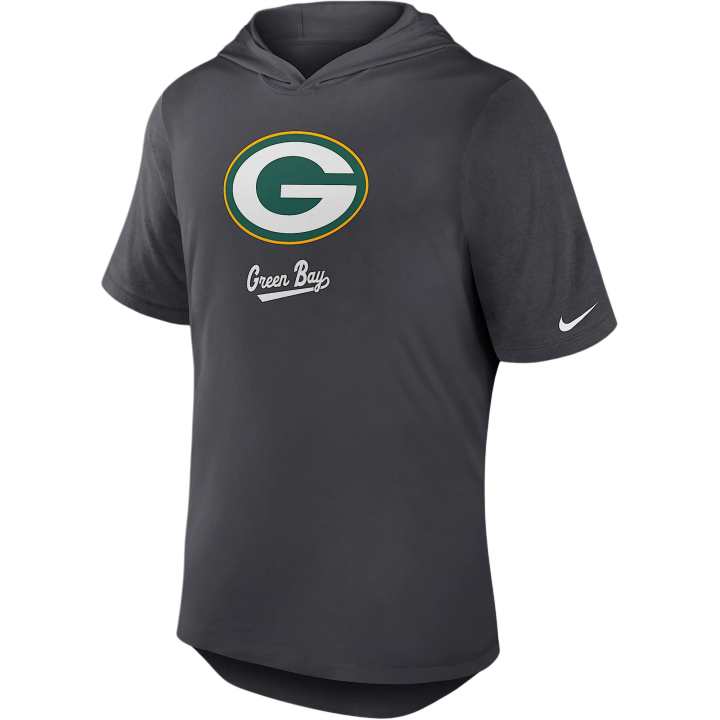 Nike Nike Green Bay Packers Men's Nike Dri FIT Nfl Hooded T Shirt