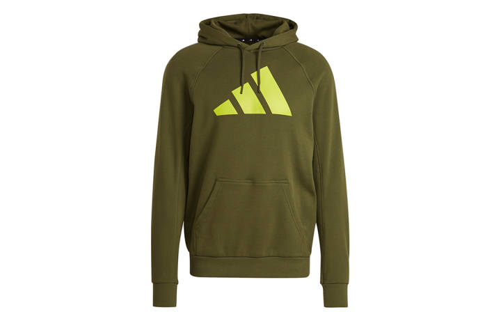 Adidas Adidas Sweatshirts Men's Green Hooded Moderate Regular