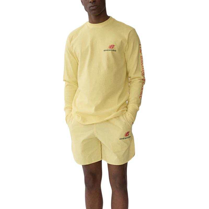 New Balance New Balance FW24 T Shirt Men's Light Yellow