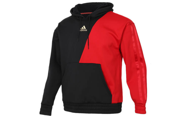 Adidas Adidas CNY Collection Sweatshirts Men's Black Red Multicolor Hooded Moderate Regular