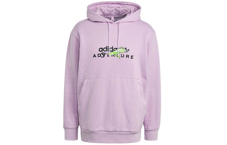Adidas Originals Sweatshirts Men's Light Purple Hooded Moderate Regular