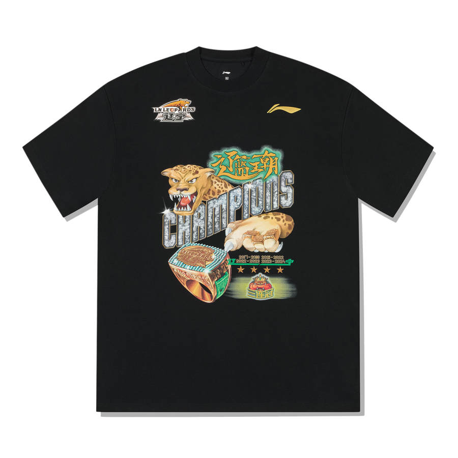 Li-Ning Li Ning CBA Collection T Shirt Unisex Black