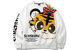 SANSYAS Sweatshirts Unisex Crew Neck Moderate Regular