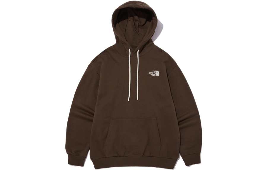 THE NORTH FACE Sweatshirts Men's Brown Hooded Moderate Regular