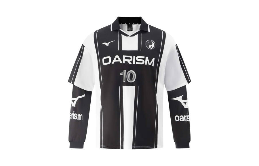 Mizuno x Oarism T Shirt Unisex Obsidian Black