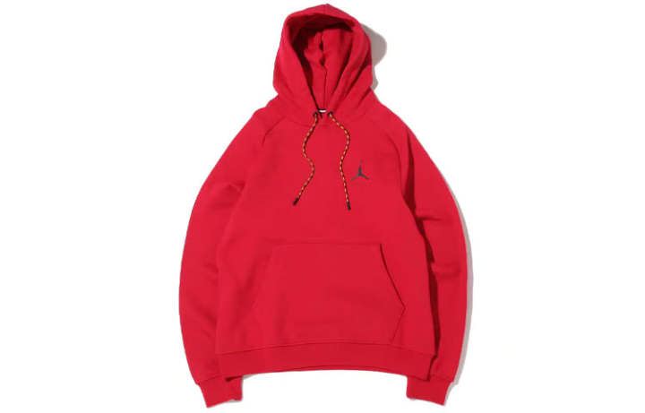 Jordan Jordan Sweatshirts Men's Red Hooded Thickened Regular