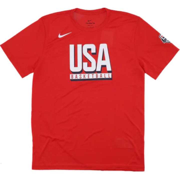 Nike Nike USA Practice T Shirt Men's Sports Red