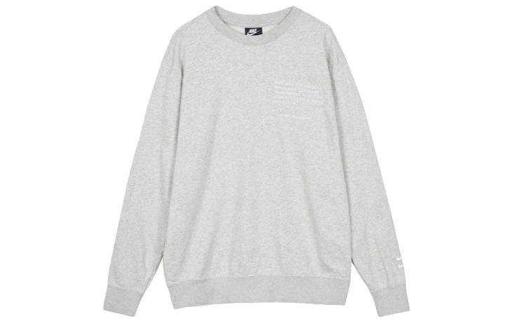Nike Nike Sportswear Sweatshirt Unisex Heather Gray White