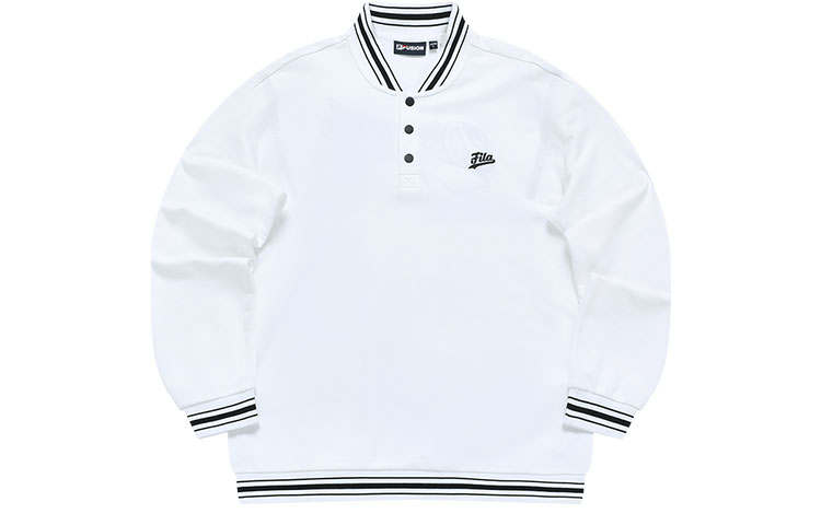 FILA FUSION Sweatshirts Men's White Moderate Regular