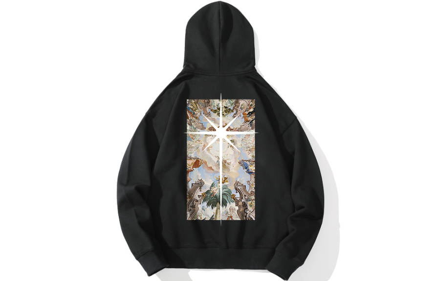 SANSYAS Sweatshirts Unisex Hooded Moderate Regular