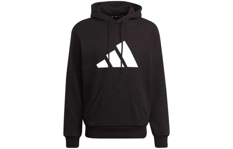 Adidas Adidas Future Icons Sweatshirts Men's Black Hooded Moderate