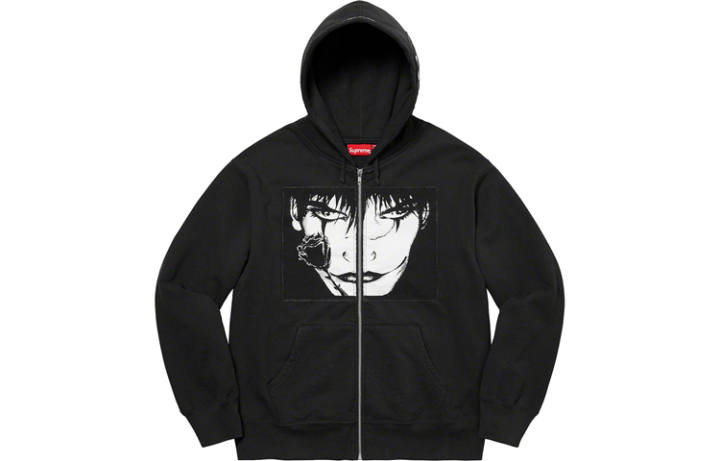 Supreme Supreme The Crow Zip Up Hooded Sweatshirt