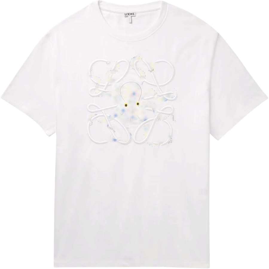 LOEWE Octopus Anagram Crewneck T-Shirt
