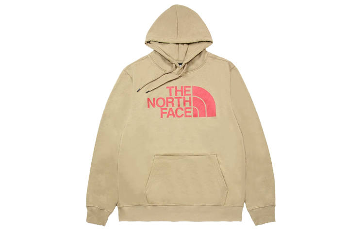THE NORTH FACE Sweatshirts Men's Khaki Hooded Thickened Regular