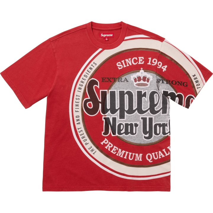 Supreme Supreme x Lager logo-print T-shirt
