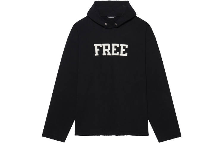 Balenciaga Free Embroidered No Rib Hoodie