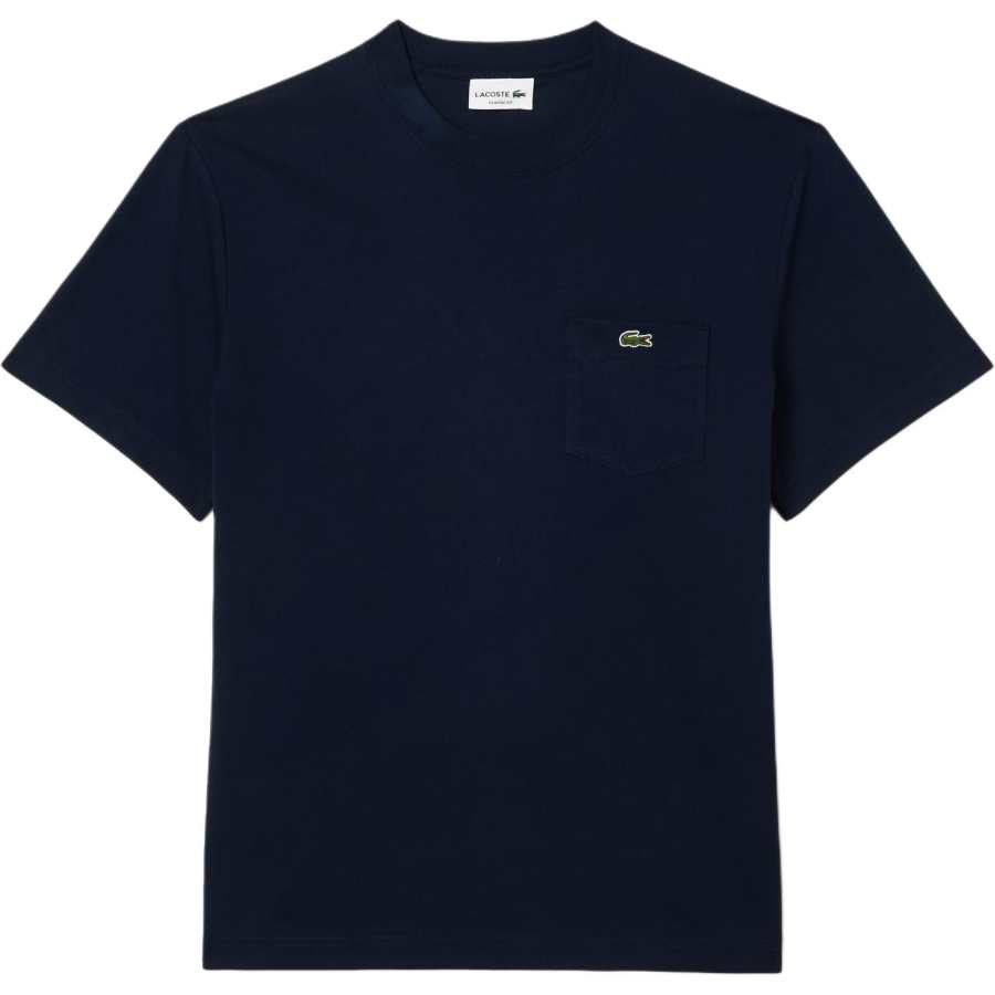 LACOSTE Lacoste logo-patch T-shirt