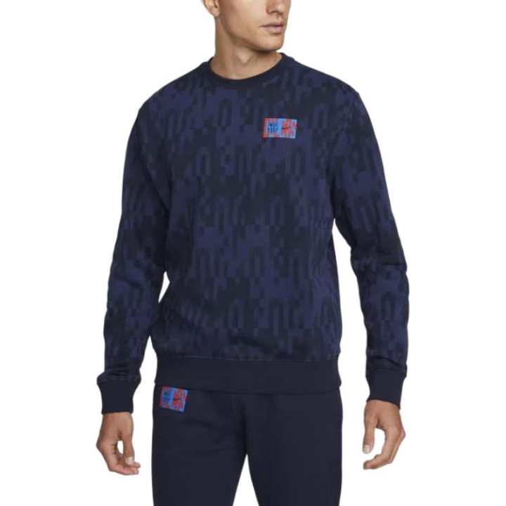 Nike Nike Sweatshirts Men's Navy Blue Crew Neck Moderate Other