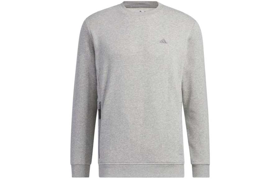 Adidas Adidas Sweatshirts Men's Gray Crew Neck Moderate Regular