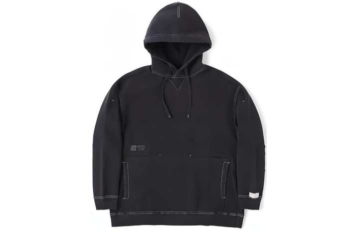 New Balance New Balance Sweatshirts Men's Black Hooded Moderate Regular