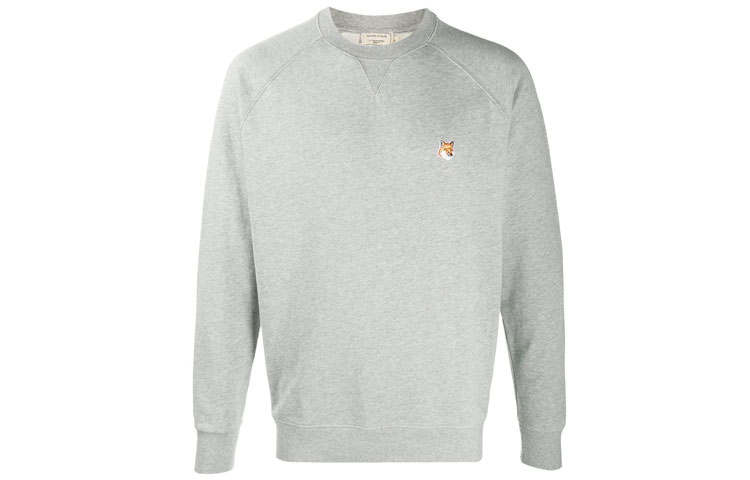 Maison Kitsune Maison Kitsune Grey Fox Head Sweater
